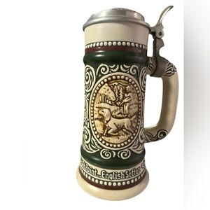 Vintage 1978 Avon The Strike Handcrafted Beer Stein, Made in Brazil, Collectible